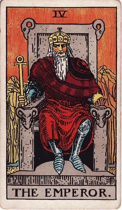 The Emperor — The Emperor tarot card (Rider–Waite–Smith)